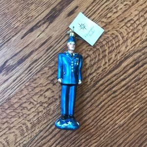 NWT vintage Christopher Radko Soldier ornament.